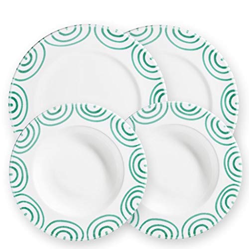 GMUNDNER KERAMIK Dinner for two Gourmet Geschirrset Grüngeflammt Geschirr, handgemacht in Österreich GMUNDNER KERAMIK Dinner for two Gourmet Geschirrset Grüngeflammt Geschirr, handgemacht in Österreich von GMUNDNER KERAMIK