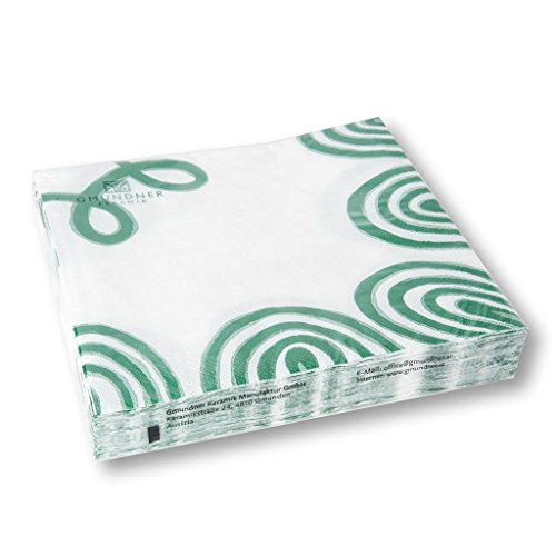 GMUNDNER KERAMIK Lunchservietten, 3-lagig 20 Stück/Packung, 33 x 33 cm Grüngeflammt Servietten, passend zu Ihrem Geschirr GMUNDNER KERAMIK Lunchservietten, 3-lagig 20 Stück/Packung, 33 x 33 cm Grüngeflammt Servietten, passend zu Ihrem Geschirr von GMUNDNER KERAMIK