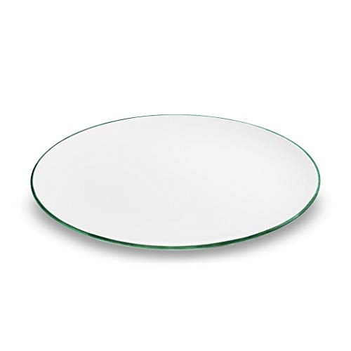 GMUNDNER KERAMIK Platte oval Grösse: l= 33 cm x b= 26 cm x h= 2.5 cm Grüner Rand Geschirr, handgemacht in Österreich GMUNDNER KERAMIK Platte oval Grösse: l= 33 cm x b= 26 cm x h= 2.5 cm Grüner Rand Geschirr, handgemacht in Österreich von GMUNDNER KERAMIK