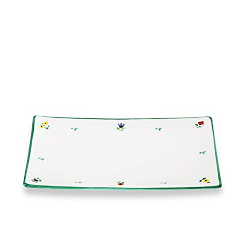 GMUNDNER KERAMIK Platte rechteckig Grösse: l= 30 cm x b= 20 cm x h= 2.5 cm Streublume Geschirr, handgemacht in Österreich GMUNDNER KERAMIK Platte rechteckig Grösse: l= 30 cm x b= 20 cm x h= 2.5 cm Streublume Geschirr, handgemacht in Österreich von GMUNDNER KERAMIK