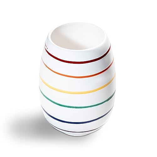 GMUNDNER KERAMIK Regenbogen, Vase (H: 15cm), handgemacht in Österreich von GMUNDNER KERAMIK