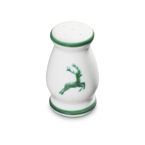 GMUNDNER KERAMIK Salzstreuer bauchig Durchmesser : 5.3 cm grüner Hirsch Geschirr, handgemacht in Österreich GMUNDNER KERAMIK Salzstreuer bauchig Durchmesser : 5.3 cm grüner Hirsch Geschirr, handgemacht in Österreich von GMUNDNER KERAMIK