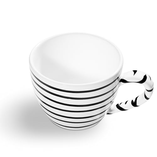 GMUNDNER KERAMIK Schwarzgeflammt, Teetasse Maxima (0,4L), handgemacht in Österreich von GMUNDNER KERAMIK