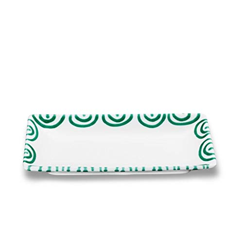 GMUNDNER KERAMIK Snackschale Grösse: l= 22 cm x b= 11 cm x h= 2.7 cm Grüngeflammt Geschirr, handgemacht in Österreich GMUNDNER KERAMIK Snackschale Grösse: l= 22 cm x b= 11 cm x h= 2.7 cm Grüngeflammt Geschirr, handgemacht in Österreich von GMUNDNER KERAMIK