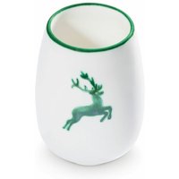 Gmundner Keramik Grüner Hirsch, Vase (H: 11cm) von GMUNDNER KERAMIK