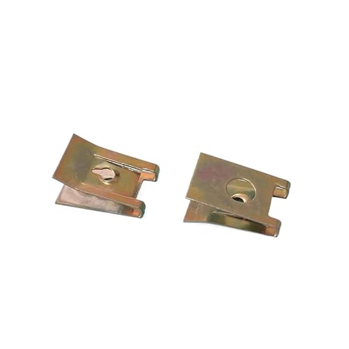 GMVGKLCPCF 20/50 stücke Auto Schraube Basis U-Typ Clips Fastener Motor Automobil Fender Stoßstange Schutz Platte Klemme(50 pieces) von GMVGKLCPCF