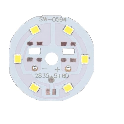 GMVGKLCPCF 5PCS 2835smd Led-lampe Lampe Perlen Kit LED Diode Runde Lichtquelle Bord 3W 5W 7W 9W 12W 15W 18W Fit for Lampada Led-strahler Weiß(18W DC155-156V,Cold white) von GMVGKLCPCF