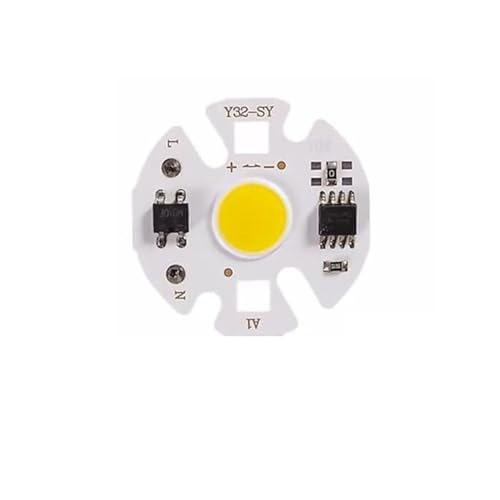 GMVGKLCPCF 6 Stück Y32 COB LED-Chip-Lampenmatrix AC 220 V 12 W 9 W 7 W 5 W 3 W passend for Flutlicht-Scheinwerfer, kein Antrieb erforderlich, Projektor-Glühbirnenperlen(Warm White,110V_5W) von GMVGKLCPCF