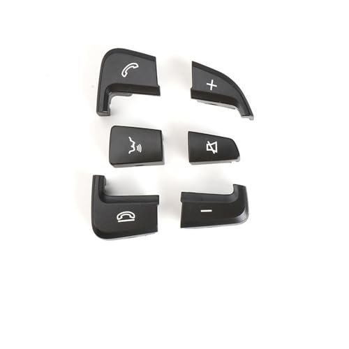 GMVGKLCPCF Auto-Multifunktions-Lenkrad-Steuerschalterknopf Passend for Mercedes Fit for Benz C GLC Klasse W205 W253 C200 C300 0999050200 0999050300(Black Right) von GMVGKLCPCF