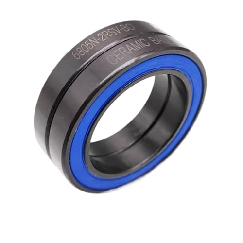 GMVGKLCPCF CP|BB51|HT2 Lager 25 * 37 * 6 mm 1PC ABEC-3 6805N-2RSV Passend for Shinmano 6805N-2RSV-B0 Keramikstahlkugellager(Steel Ball) von GMVGKLCPCF