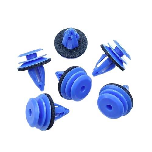 GMVGKLCPCF Kunststoff-Clips, Autotürschutz, vorderer und hinterer Radlaufverkleidungs-Befestigungsclip-Satz, passend for Land Rover Evoque, Radlaufverkleidungsclip(50pcs) von GMVGKLCPCF