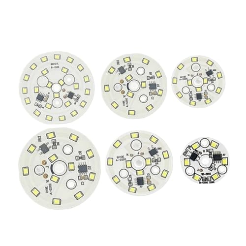 GMVGKLCPCF LED Chip Runde Licht Perlen AC 220V-240V Fit for Downlight SMD 2835 3W 5W 7W 9W 12W 15W 18W Led Downlight Chip Beleuchtung Scheinwerfer(18W,220V_WARM WHITE-10PCS) von GMVGKLCPCF
