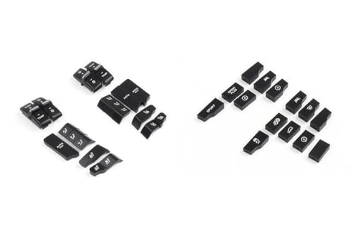 GMVGKLCPCF Passend for Porsche Cayenne Macan Palamera Auto Zentralsteuerung Klimaanlage Multimedia Temperaturregulierungsknopf 2010-2017(No.2-2) von GMVGKLCPCF