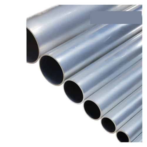 Aluminiumrohr, OD32–40 mm, Länge: 300 mm, 500 mm, rundes Aluminiumlegierungsrohr, gerade, großer Außendurchmesser 6063, Dicke 1–12,5, für Heimwerker (300 mm, Außendurchmesser 40 x ID 37 mm) von GMVZGQW