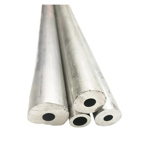 Aluminiumrohr 6061 Hohlrohr Aluminium Legierung Stangenhülse für Sanitär DIY Werkzeug Teile 240/490mm Länge DIY (240mm, Aussendurchmesser 12x Durchm von GMVZGQW