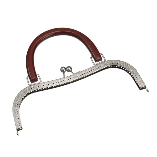 Frame Kiss Clasp Lock Retro Metal Purse Frames 27cm Kiss Lock Clasp Frame Embossed Clutch Frame for Coin Purse DIY Bag Accessories for Purse Making (Silver) von GMVZGQW