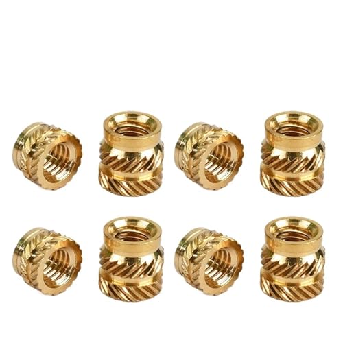 M2, M2,5, M3, M4, M5, M6, Messing-Heißschmelzeinsatz, Rändelmutter-Gewinde, Wärmeformen, Doppelköper-Einspritzung, Einbettungsmutter für 3D-Drucker (Länge 6 mm, 30 Stück, M3 (Außendurchmesser 4,2 mm) M2, M2,5, M3, M4, M5, M6, Messing-Heißschmelzeinsatz, Rändelmutter-Gewinde, Wärmeformen, Doppelköper-Einspritzung, Einbettungsmutter für 3D-Drucker (Länge 6 mm, 30 Stück, M3 (Außendurchmesser 4,2 mm) von GMVZGQW