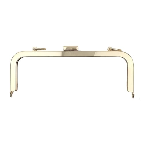 Rahmen-Kuss-Verschluss, 21 cm, Metallrahmen, Handtaschenrahmen, Damen-Griff, Clutch, Zubehör, DIY, Handtasche, Kussverschluss, Hardware für Geldbörsenherstellung (Roségold) von GMVZGQW