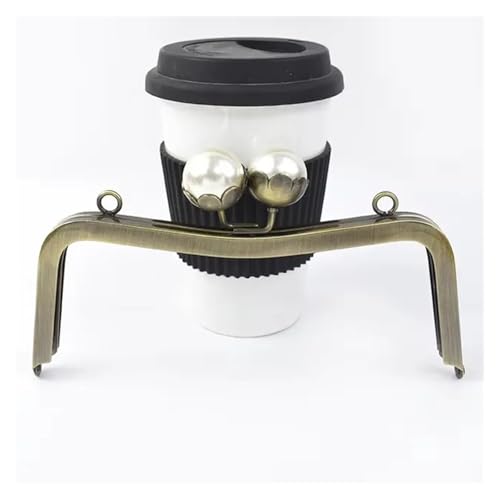 Rahmen-Kussverschluss, 20 cm, Metall-Taschengriff, Retro-Perle, Kussverschluss, Schnalle, Geldbörsenrahmen, DIY, Nähen, Handtaschenhalterungen, Hardware-Zubehör für Geldbörsenherstellung, 2 Stück Rahmen-Kussverschluss, 20 cm, Metall-Taschengriff, Retro-Perle, Kussverschluss, Schnalle, Geldbörsenrahmen, DIY, Nähen, Handtaschenhalterungen, Hardware-Zubehör für Geldbörsenherstellung, 2 Stück von GMVZGQW