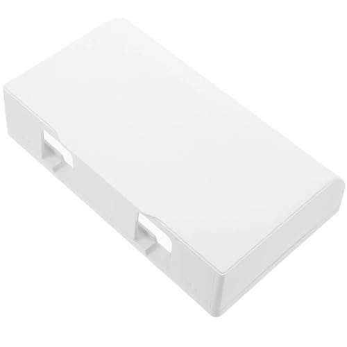 Wasserdichte Steckdosenabdeckung, Außensteckerabdeckungen für elektrische Steckdosen, Wetterboxen, Außensteckdose für den Innenbereich (weiß, 47 x 29 x 11,5 x 11,5 cm) von GMVZGQW