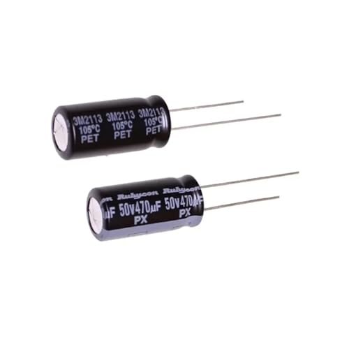 10 Stück/50 Stück 50V470uF 10X20MM Aluminium-Elektrolytkondensatoren(10Pcs) von GNAFIWEW