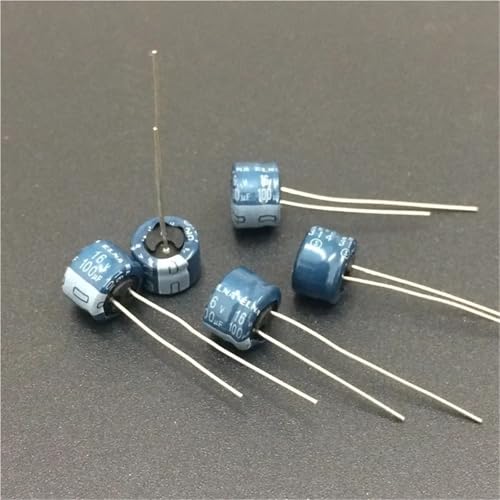 20 Stück/100 Stück 8 x 5 mm Low Profile 16 V 100 uF Audio-Kondensator(20Pcs) von GNAFIWEW