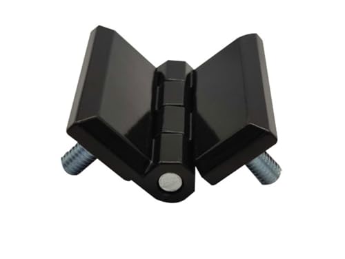 Modernes Design Zinklegierung Treppenhaus Tür und Fenster Scharnier Fabrik for Möbel und Vertrieb 1Pcs(Black,CL236-2A) von GNAFIWEW