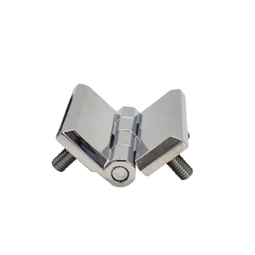 Modernes Design Zinklegierung Treppenhaus Tür und Fenster Scharnier Fabrik for Möbel und Vertrieb 1Pcs(Silver,CL236-1A) von GNAFIWEW