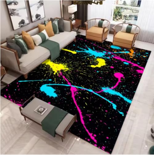 GNALEIEOG Geometrisch, nordische Teppiche, Wohnzimmer, Sofa, Teppich, Schlafzimmer, Teppich, Flur, Bodenmatte, Dekor, 100 x 160 cm GNALEIEOG Geometrisch, nordische Teppiche, Wohnzimmer, Sofa, Teppich, Schlafzimmer, Teppich, Flur, Bodenmatte, Dekor, 100 x 160 cm von GNALEIEOG