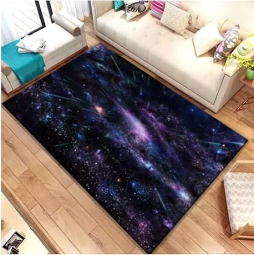 GNALEIEOG Rutschfester Teppich mit Galaxie-Weltraumsternen, für Schlafzimmer, Wohnzimmer, dekorative Bodenmatte, Fußmatte, 80 x 150 cm GNALEIEOG Rutschfester Teppich mit Galaxie-Weltraumsternen, für Schlafzimmer, Wohnzimmer, dekorative Bodenmatte, Fußmatte, 80 x 150 cm von GNALEIEOG