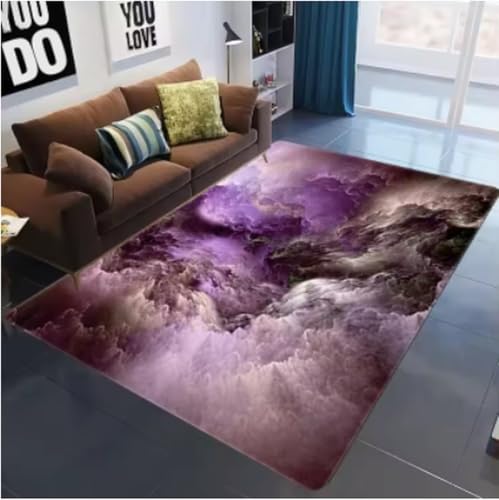 GNALEIEOG Rutschfester Teppich mit Galaxie-Weltraumsternenmotiv für Schlafzimmer, Wohnzimmer, dekorative Bodenmatte, Fußmatte, 60 × 90 cm GNALEIEOG Rutschfester Teppich mit Galaxie-Weltraumsternenmotiv für Schlafzimmer, Wohnzimmer, dekorative Bodenmatte, Fußmatte, 60 × 90 cm von GNALEIEOG
