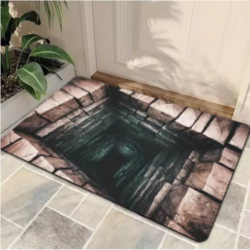 GNALEIEOG Teppich Steinbruch Illusion Bodenmatte - Kreativ und Oberfläche für Küche Zuhause Veranda Balkon Badezimmer Dekor 140x200cm GNALEIEOG Teppich Steinbruch Illusion Bodenmatte - Kreativ und Oberfläche für Küche Zuhause Veranda Balkon Badezimmer Dekor 140x200cm von GNALEIEOG
