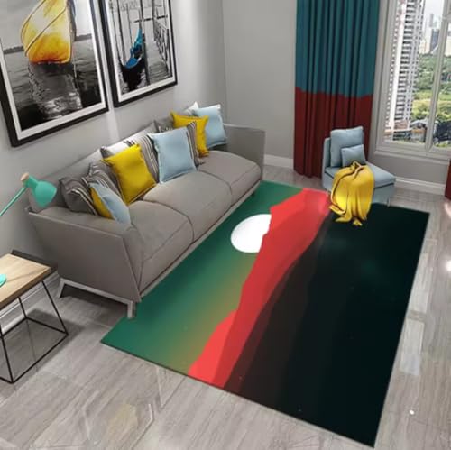GNALEIEOG Teppich mit minimalistischem Thema, abstrakte geometrische Linien, Fußmatte, rutschfeste Bodenmatte, Eingangstür, Bodenmatte, Dekor, 120 x 180 cm GNALEIEOG Teppich mit minimalistischem Thema, abstrakte geometrische Linien, Fußmatte, rutschfeste Bodenmatte, Eingangstür, Bodenmatte, Dekor, 120 x 180 cm von GNALEIEOG