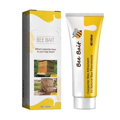 Bienenlockstoff, Zimmermanns-Bienenfalle, Imkerausrüstung, Lockstoff, natürliche Inhaltsstoffe, Imkerbedarf, lockt Schreiner-Honigbienen in Ihren Bienenstock, 60 ml von GNAUMORE