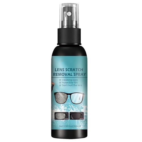 Linsen Reparatur Spray,Reparaturspray Fingerabdrücke,Reinigungsspray Entferner Kratzer Linsen,Brillengläser Entfernung Kratzern Spray,Linsen Kratzer Entferner Spray,100ML von GNAUMORE