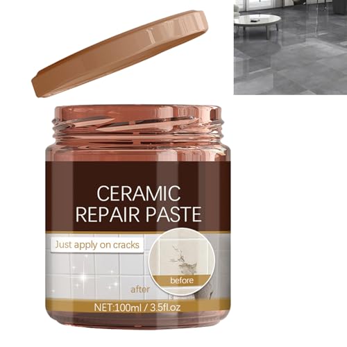 Reparaturpaste für Emaille,Porzellan Reparaturpaste,Keramische Reparaturpaste,Wasserfest Keramikpaste Porzellan-Reparaturpaste,Reparatur Set für Fliesen,Trockenbau-Reparatur,Wandreparaturpaste von GNAUMORE