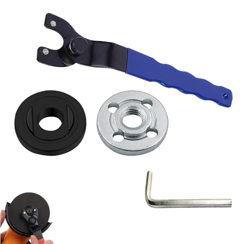 Winkelschleifer Stiftschlüssel,Verstellbar Winkelschleifer Schraubenschlüssel,Schlüssel für Winkelschleifer,Winkelschleifer Stiftschlüssel Universal,Schlüssel für Winkelschleifer Blau von GNAUMORE