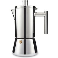 Italienische Kaffeekanne aus Edelstahl für Induktions-, Keramik-, Elektro- und Gasherde – 12 Tassen (520 ml) Exclusives Angebot von GNCHOME