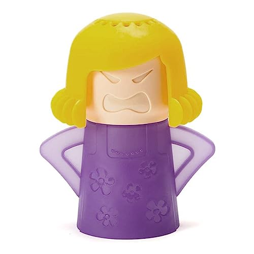 Angry Mama Mikrowellenreiniger, Dampfreiniger für Mikrowelle, Dampfreiniger für Mütter, die Schmutzflecken in wenigen Minuten mit Essig und Wasser reinigen, Violett Angry Mama Mikrowellenreiniger, Dampfreiniger für Mikrowelle, Dampfreiniger für Mütter, die Schmutzflecken in wenigen Minuten mit Essig und Wasser reinigen, Violett von GNCHome