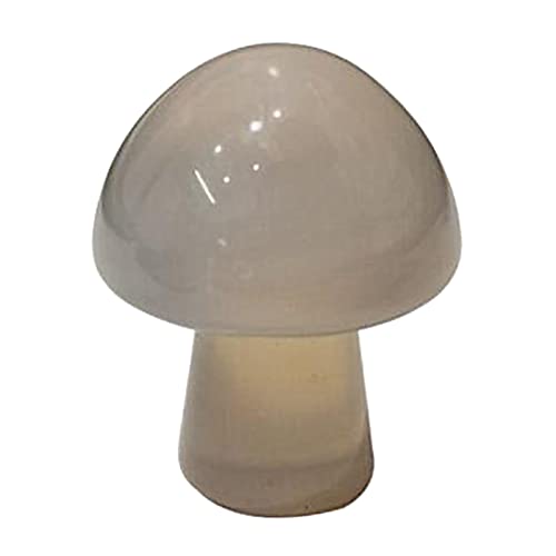 GNGR Kristall Achate Halbedelsteine Mini Kleine Pilz Kristallform Heilkristall Natürlicher Edelstein Polierter Liebesedelstein Amethyst Blumentopf Aquarium Dekorativer Stifte Bambus (D, One Size) von GNGR
