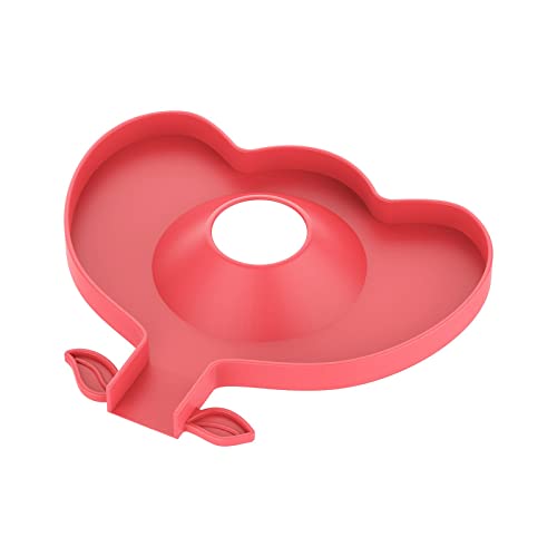 GNGR Silikon-Waschbecken-Wasserhahn-Auflage-Tropfschutz-Spritz-Arbeitsplatte-Gummi-Trockenmatte-Spritzschutz für Küche-Badezimmer-Bar-Arbeitsplatte Protect Aufbewahrung Küchenhelfer (Red, One Size) von GNGR