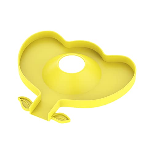 Silikon-Waschbecken-Wasserhahn-Auflage-Tropfschutz-Spritz-Arbeitsplatte-Gummi-Trockenmatte-Spritzschutz für Küche-Badezimmer-Bar-Arbeitsplatte Protect Aufbewahrung Küchenhelfer (Yellow, One Size) von GNGR