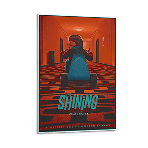 GNKIO Horror Movie Poster Shining (1) Leinwand Kunst Poster und Wand Kunst Bild Druck Moderne Familie Schlafzimmer Dekor Poster 12x18inch(30x45cm) von GNKIO