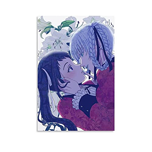 GNKIO Kakegurui Anime Poster Momobami Kirari X Sayaka Poster Dekorative Malerei Leinwand Wandkunst Wohnzimmer Poster Schlafzimmer Malerei 16x24inch(40x60cm) von GNKIO