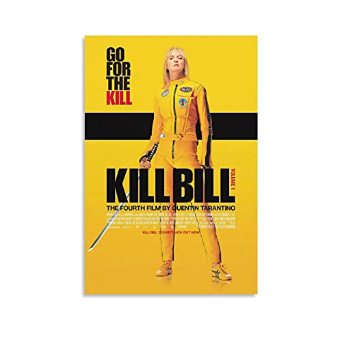 GNKIO Kill Bill Quentin Tarantino Violence Aesthetics Movie Poster 9 Leinwand Kunst Poster und Wand Kunst Bild Druck Moderne Familie Schlafzimmer Dekor Poster 12x18inch(30x45cm) von GNKIO