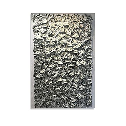 GNKIO Money Wall Poster Dekorative Malerei Leinwand Wandkunst Wohnzimmer Poster Schlafzimmer Malerei 20x30inch(50x75cm) von GNKIO