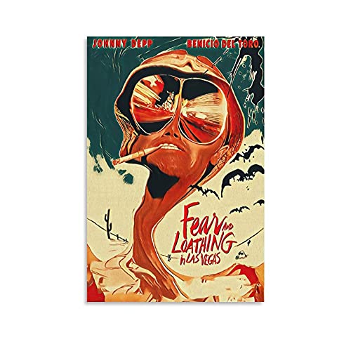 GNKIO Movie Fear and Loathing in Vegas Leinwand Kunst Poster und Wand Kunst Bild Druck Moderne Familie Schlafzimmer Dekor Poster 12x18inch(30x45cm) von GNKIO