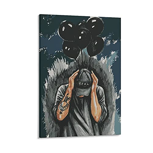 GNKIO NF Rapper Nf Nf 2 Poster Dekorative Malerei Leinwand Wandkunst Wohnzimmer Poster Schlafzimmer Malerei 12x18inch(30x45cm) von GNKIO