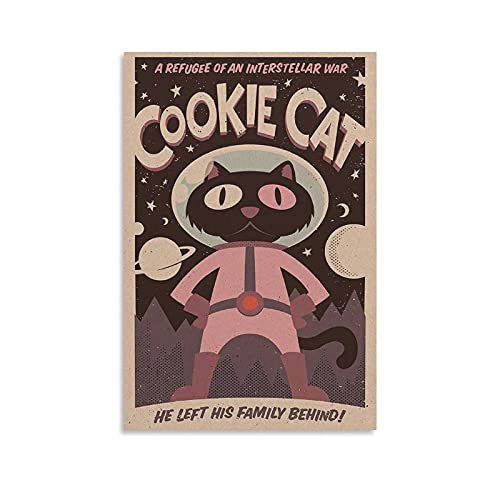 GNKIO Steven Universe Cookie Cat Poster Poster Dekorative Malerei Leinwand Wandkunst Wohnzimmer Poster Schlafzimmer Malerei 16x24inch(40x60cm) von GNKIO