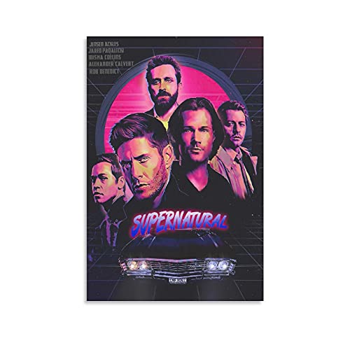 GNKIO Supernatural Poster Season 15 Leinwand Kunst Poster und Wand Kunst Bild Druck Moderne Familie Schlafzimmer Dekor Poster 16x24inch(40x60cm) von GNKIO